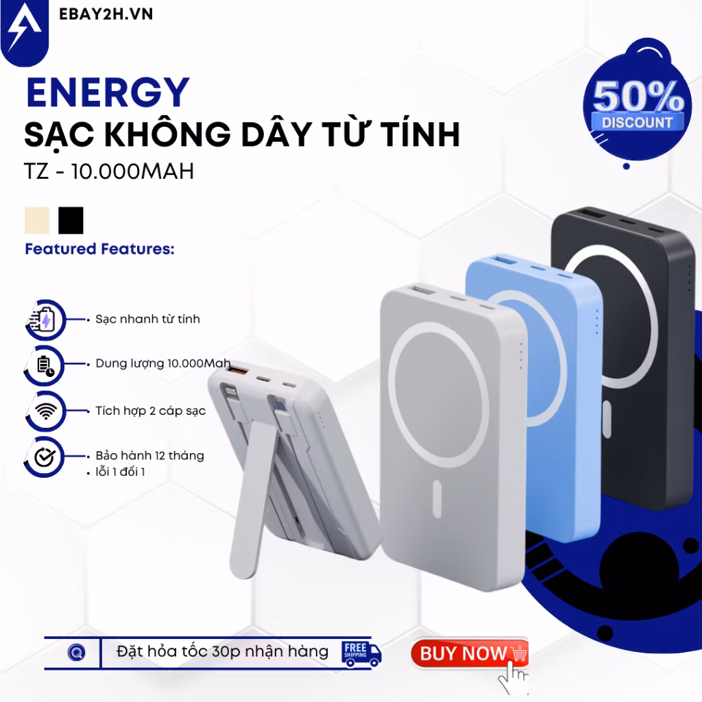 Sạc dự phòng từ tính - hình 1